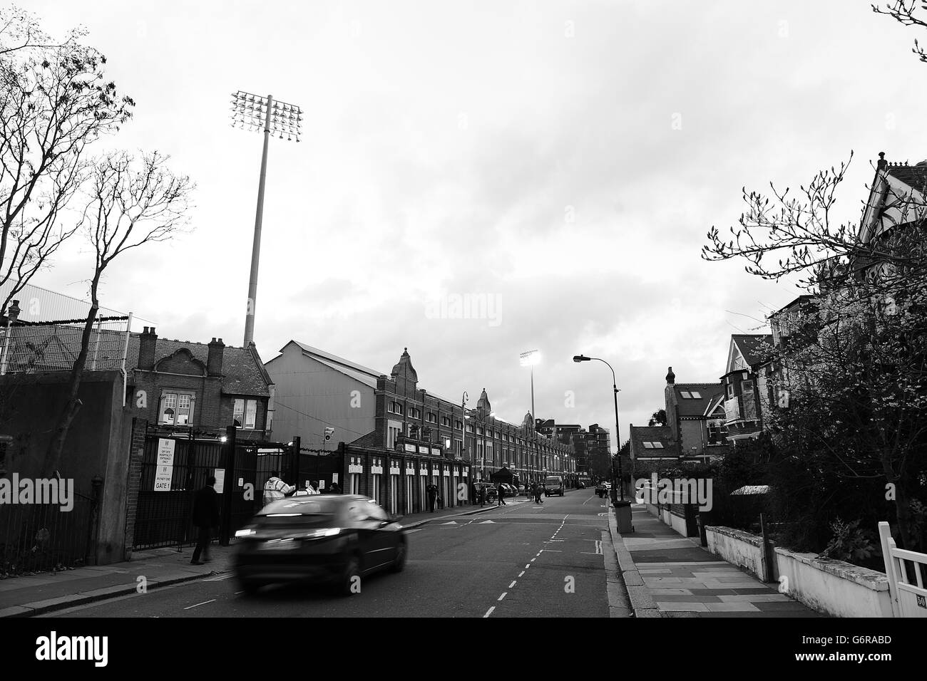 Fußball - Pokal - 4. Runde Replay - Fulham gegen Sheffield United - Craven Cottage Stockfoto