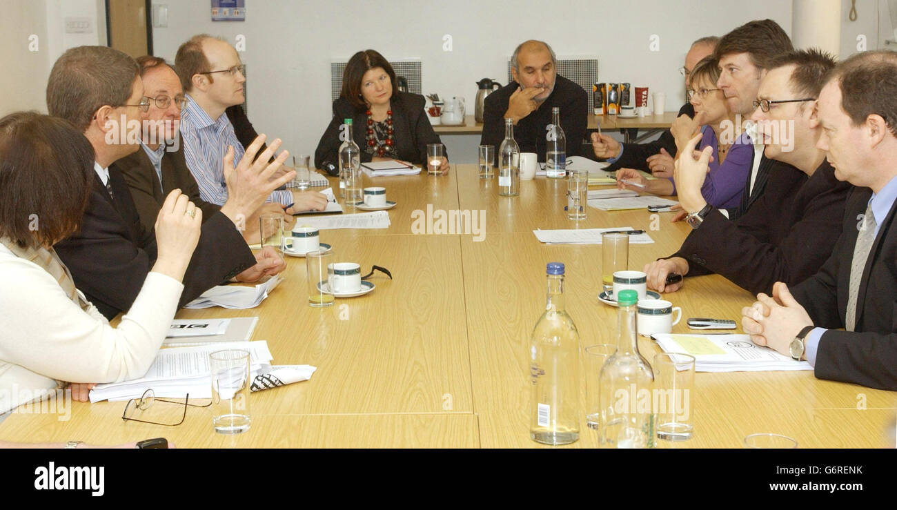 Mark Byford BBC Executive Committee Meeting Stockfoto