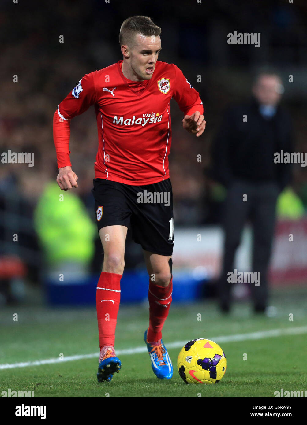 Fußball - Barclays Premier League - Cardiff City gegen Aston Villa - Cardiff City Stadium Stockfoto