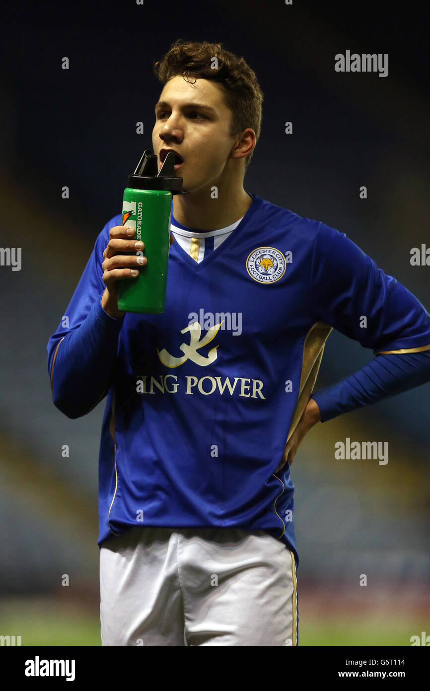 Fußball - FA Youth Cup - vierte Runde - Leicester City / Manchester United - Filbert Street. Kyle Bailey, Leicester City. Stockfoto