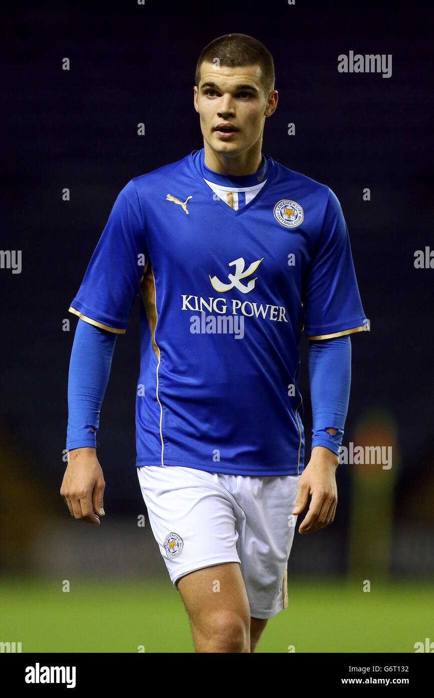 Fußball - FA Youth Cup - 4. Runde - Leicester City V Manchester United - Filbert Street Stockfoto