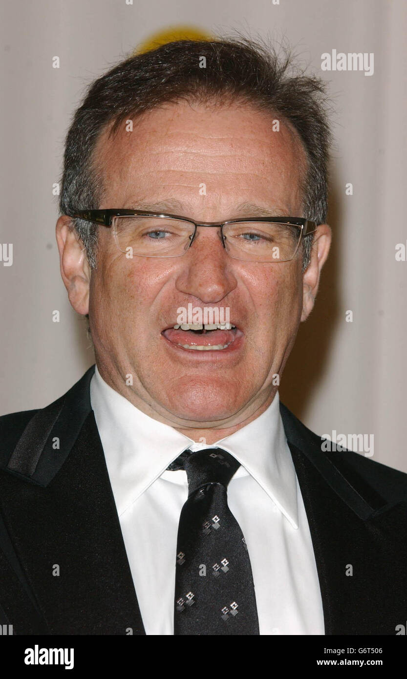 Schauspieler Robin Williams im Kodak Theater in Los Angeles für die 76. Academy Awards. Stockfoto
