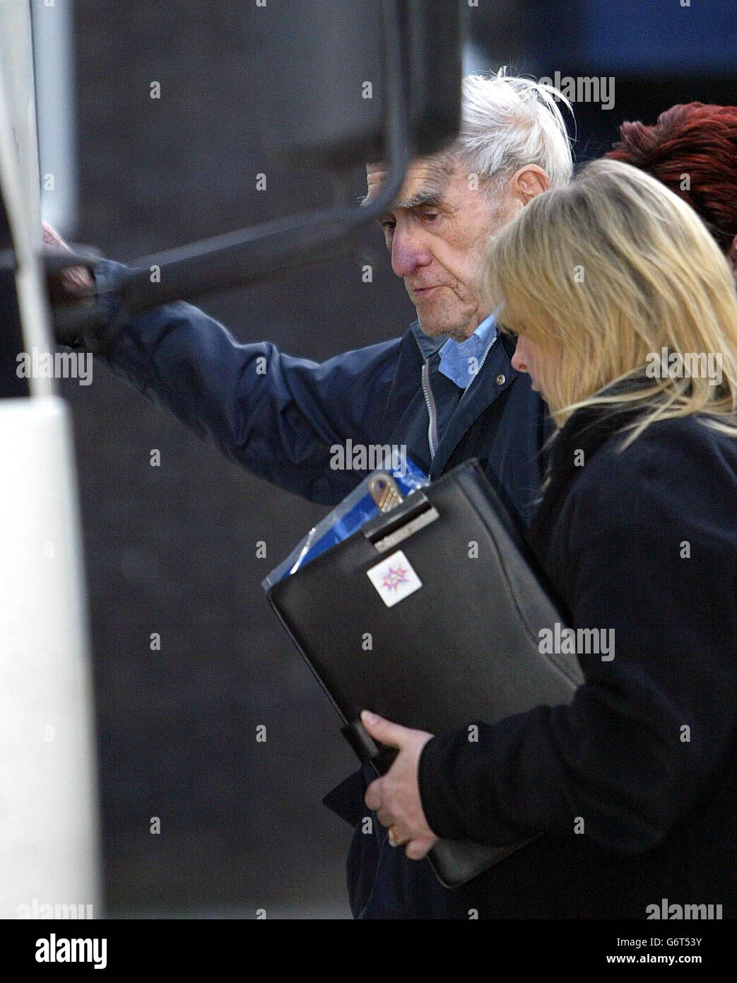 Alexander Muat antisoziale Rentner Stockfoto