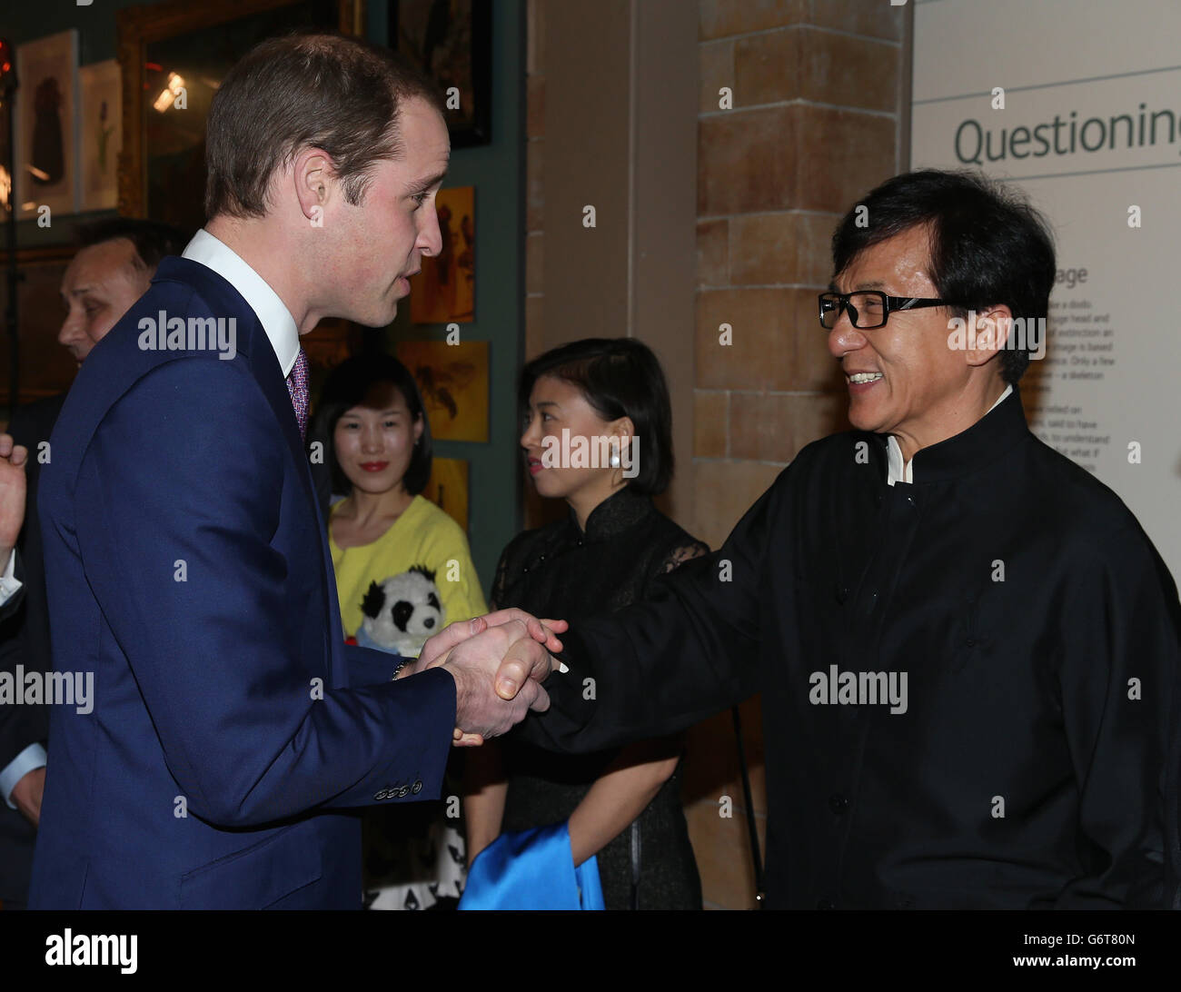 William besucht Illegal Wildlife Trade Conference Abendempfang Stockfoto