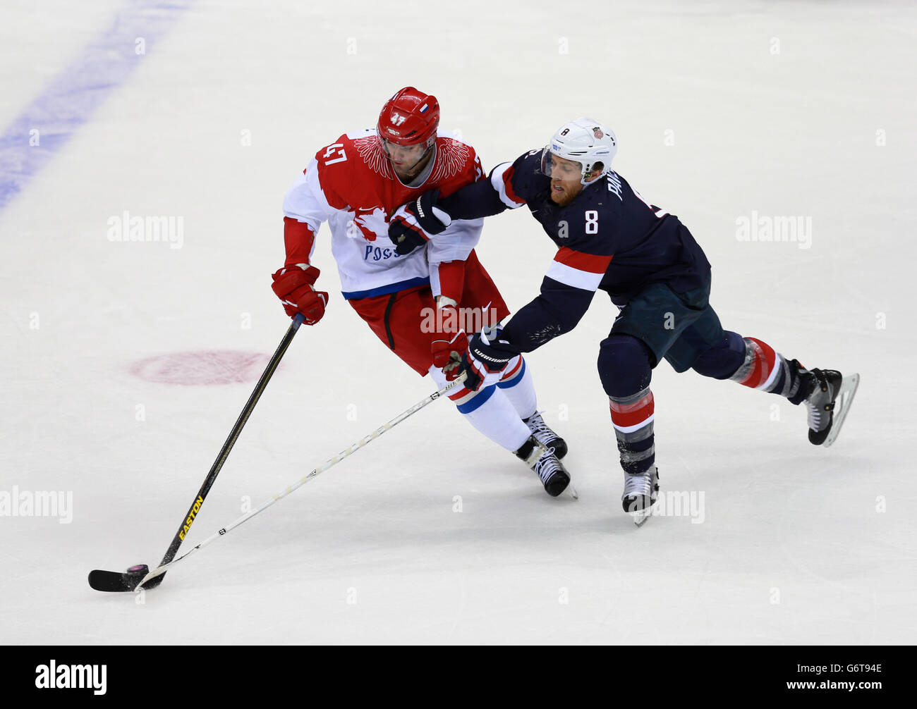 Olympischen Winterspiele in Sotschi - Tag 8 Stockfoto