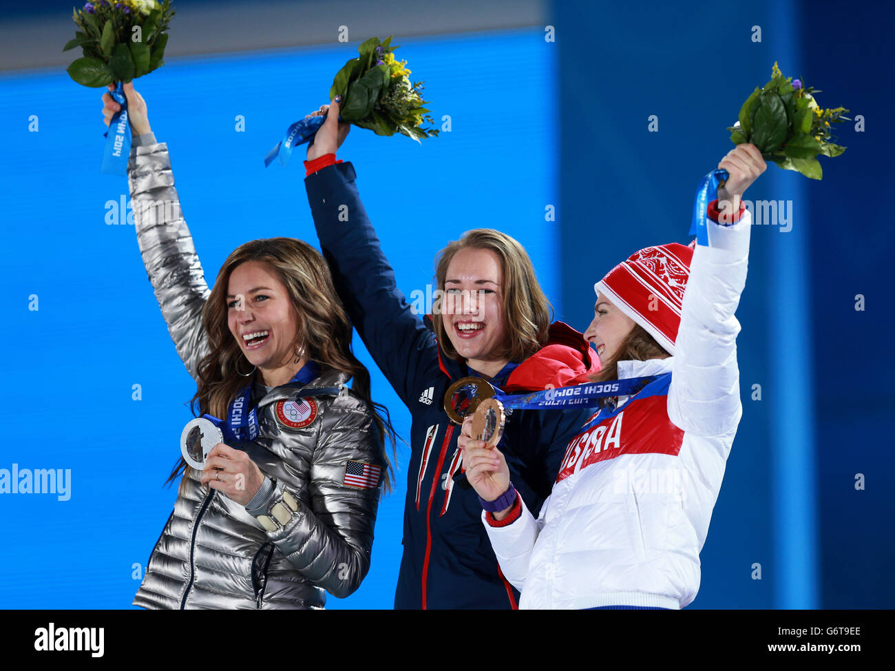 Olympischen Winterspiele in Sotschi - Tag 8 Stockfoto