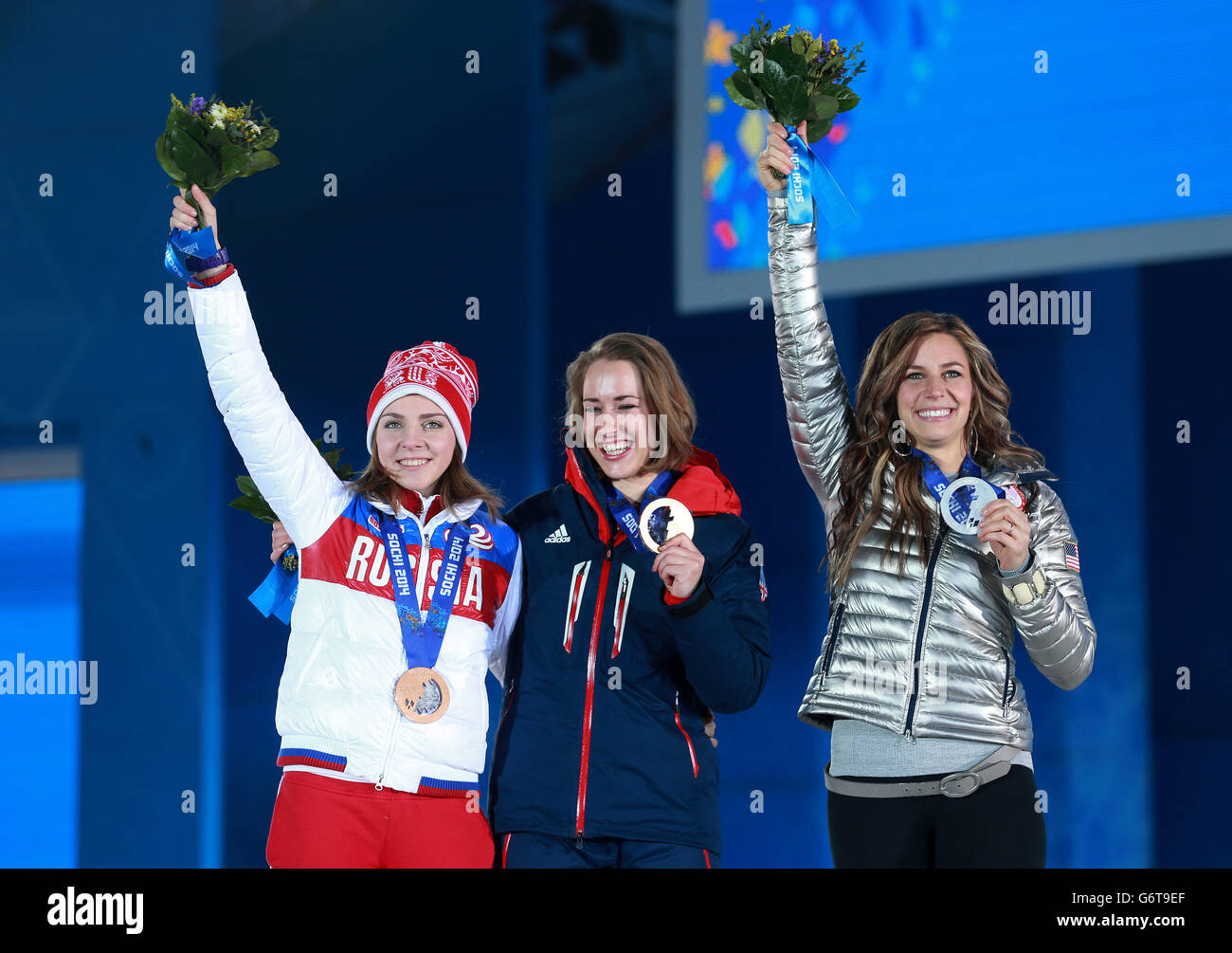 Olympischen Winterspiele in Sotschi - Tag 8 Stockfoto