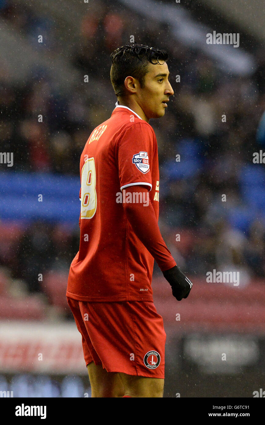 Fußball - Himmel Bet Meisterschaft - Charlton Athletic Wigan Athletic V - DW-Stadion Stockfoto