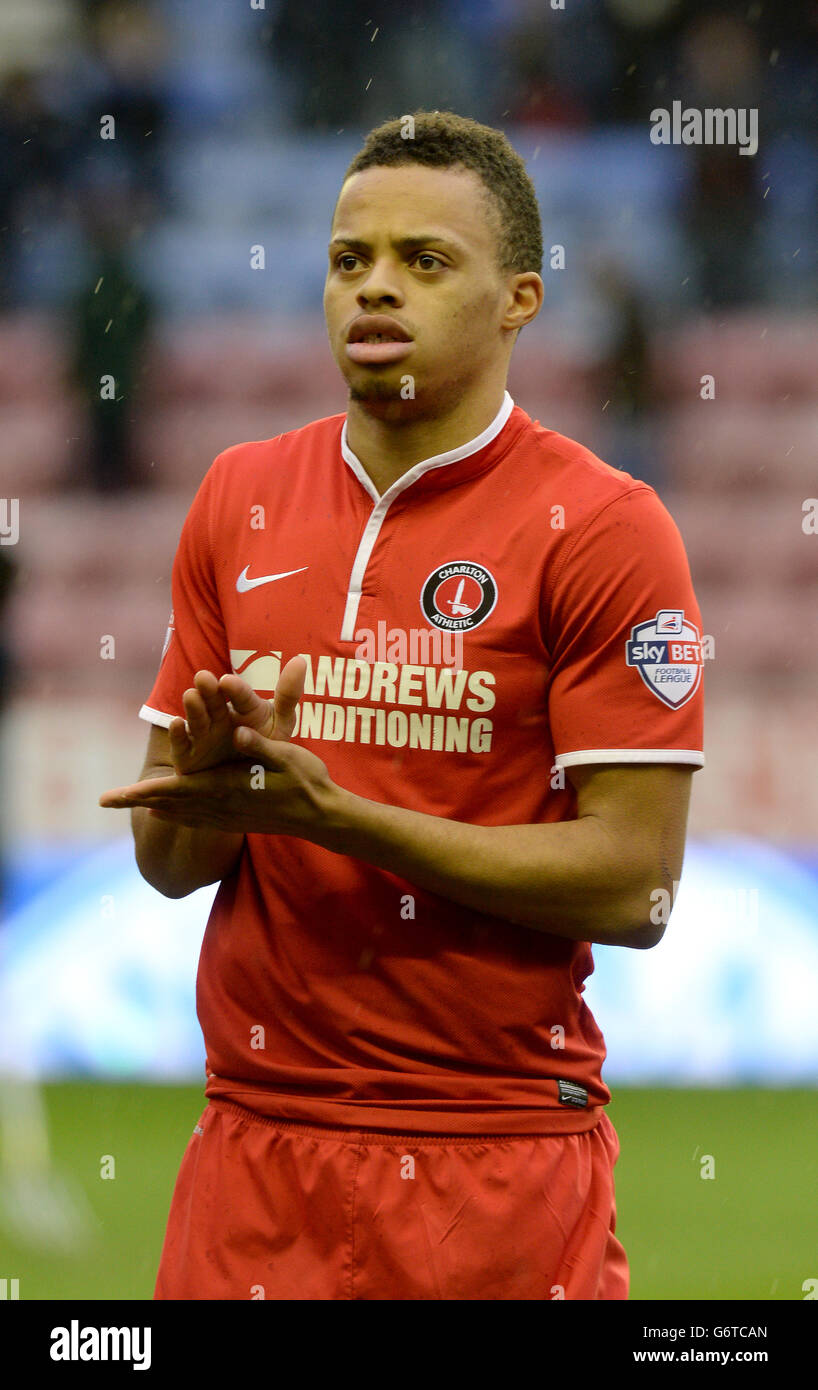 Fußball - Himmel Bet Meisterschaft - Charlton Athletic Wigan Athletic V - DW-Stadion Stockfoto
