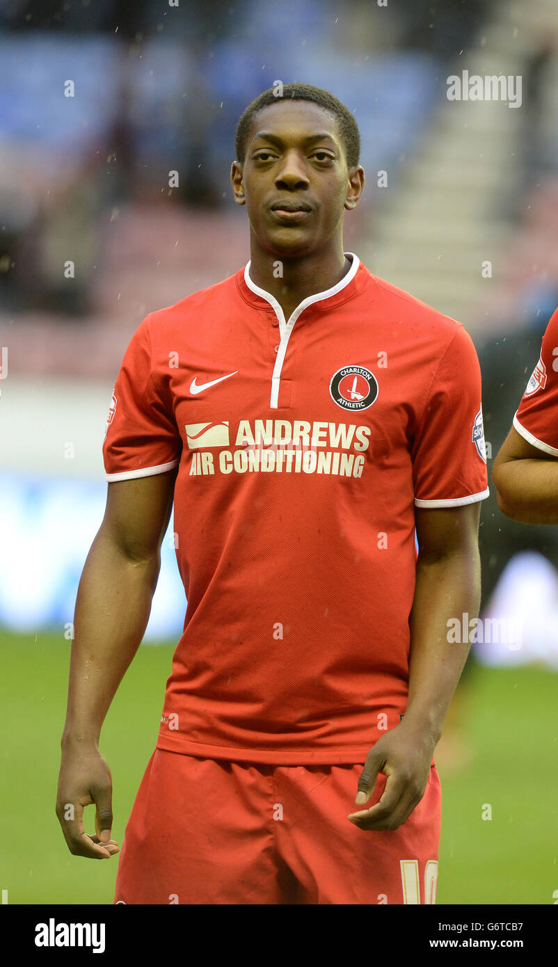 Fußball - Himmel Bet Meisterschaft - Charlton Athletic Wigan Athletic V - DW-Stadion Stockfoto