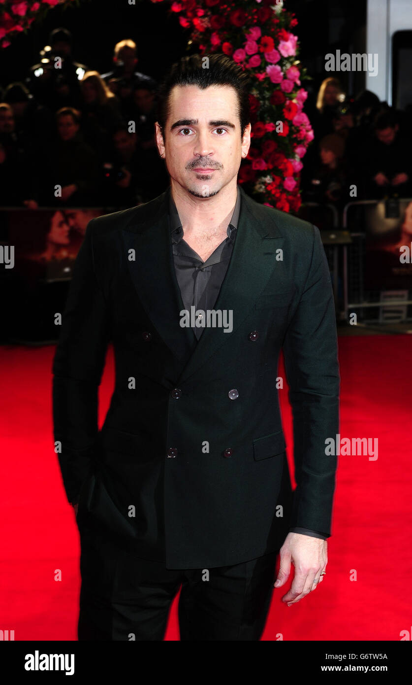 Colin Farrell bei der Premiere VON A New York Winter's Tale im Odeon Kensington, London. Stockfoto