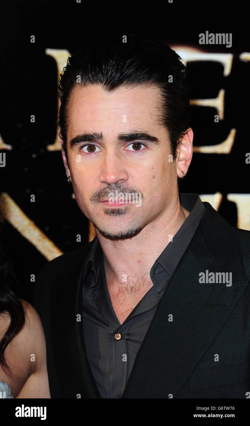 Colin Farrell bei der Premiere VON A New York Winter's Tale im Odeon Kensington, London. Stockfoto