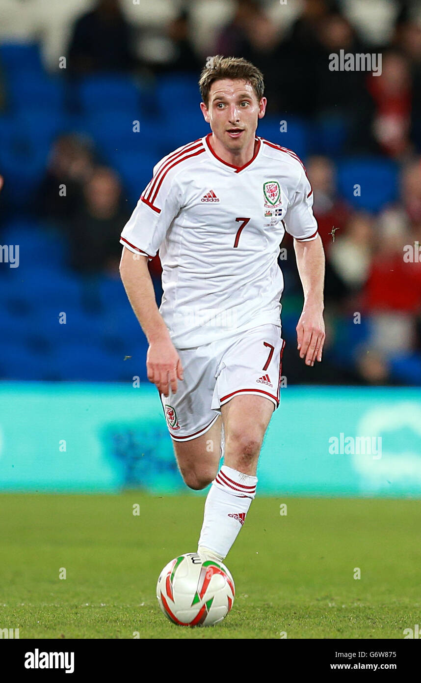 Fußball - International freundlich - Wales - Island - Cardiff City Stadium. Joe Allen, Wales Stockfoto