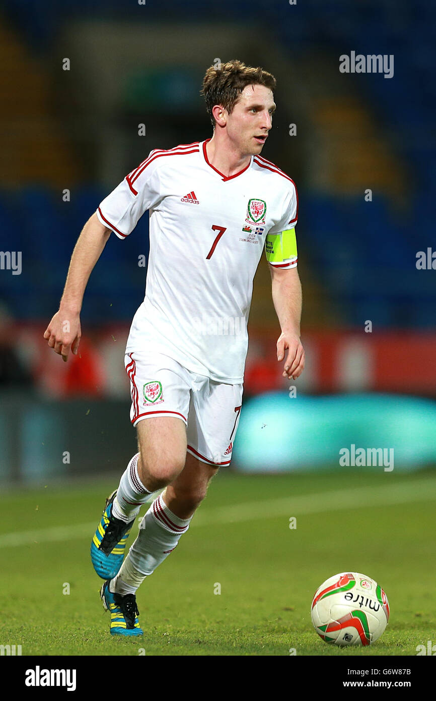 Fußball - International freundlich - Wales - Island - Cardiff City Stadium. Joe Allen, Wales Stockfoto