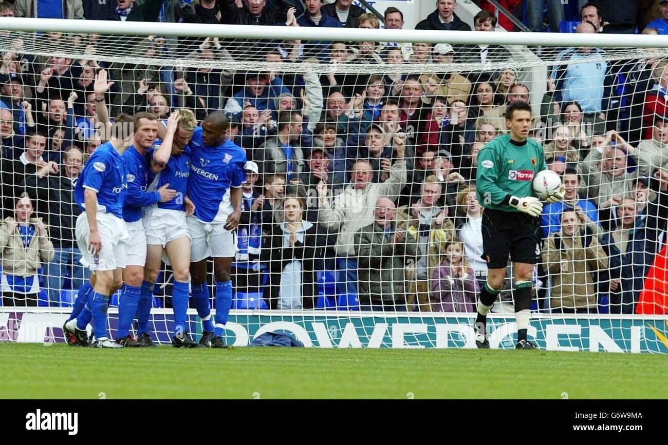 Ipswich V Watford Stockfoto