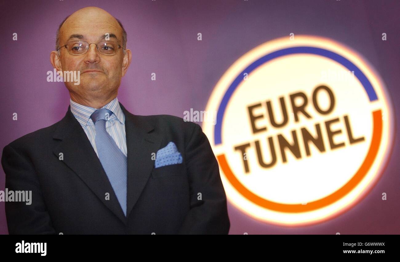 Herve Huas Eurotunnel Direktor Stockfoto