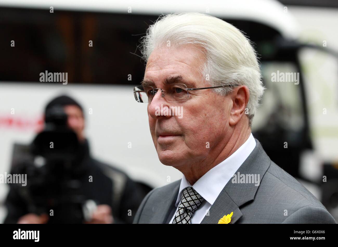 Max Clifford Gerichtsverfahren Stockfoto