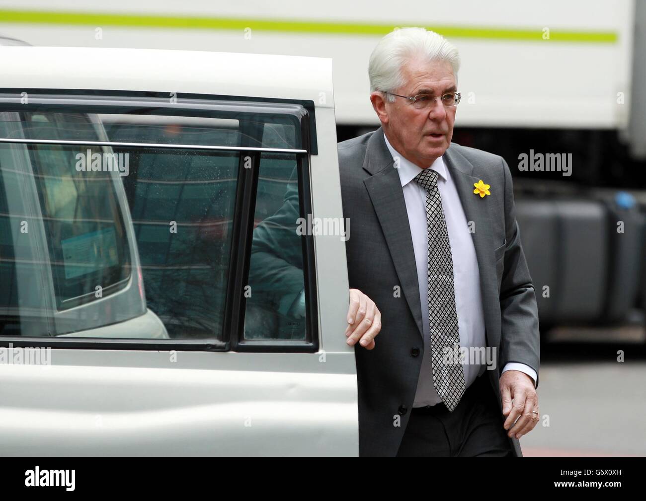 Max Clifford Gerichtsverfahren Stockfoto