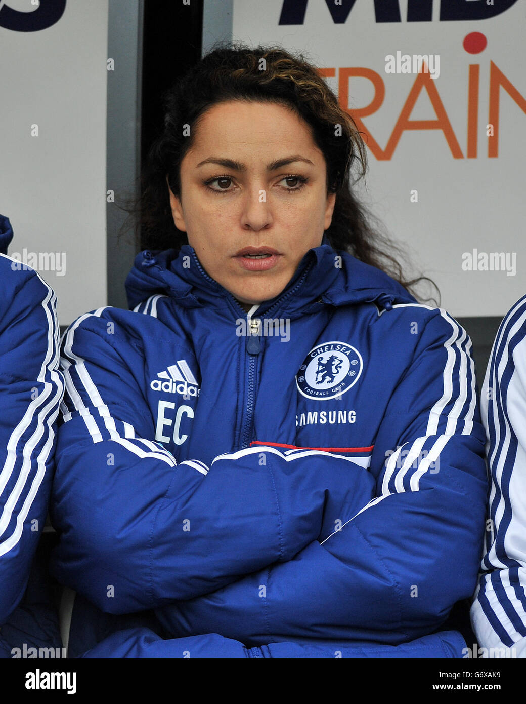 Fußball - FA Cup - Dritte Runde - Derby County / Chelsea - iPro Stadium. Eva Carneiro, Chelsea Physio Stockfoto