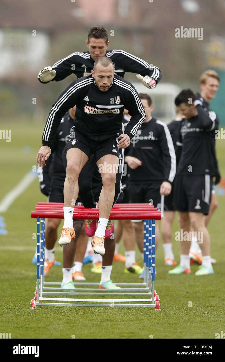 Fußball - Fulham Open Training Session - Motspur Park Stockfoto