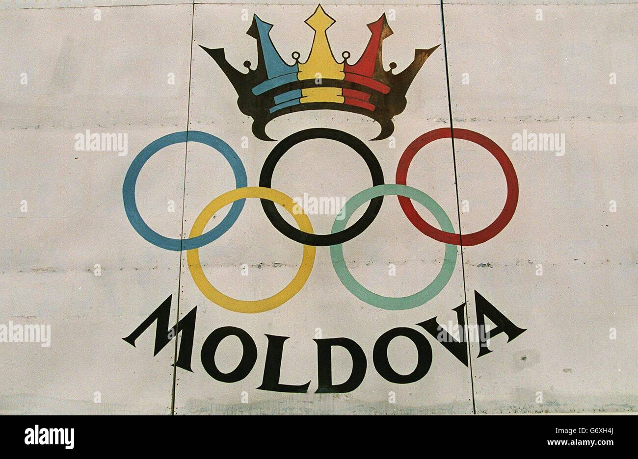 Euro 96 Qualifier Fußball-Moldau V Wales Stockfoto