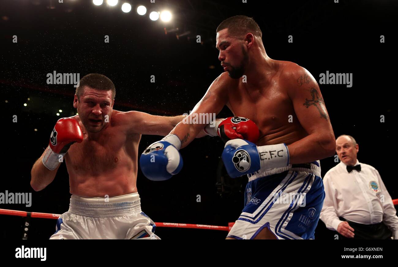 Boxen - Echo Arena Liverpool Stockfoto