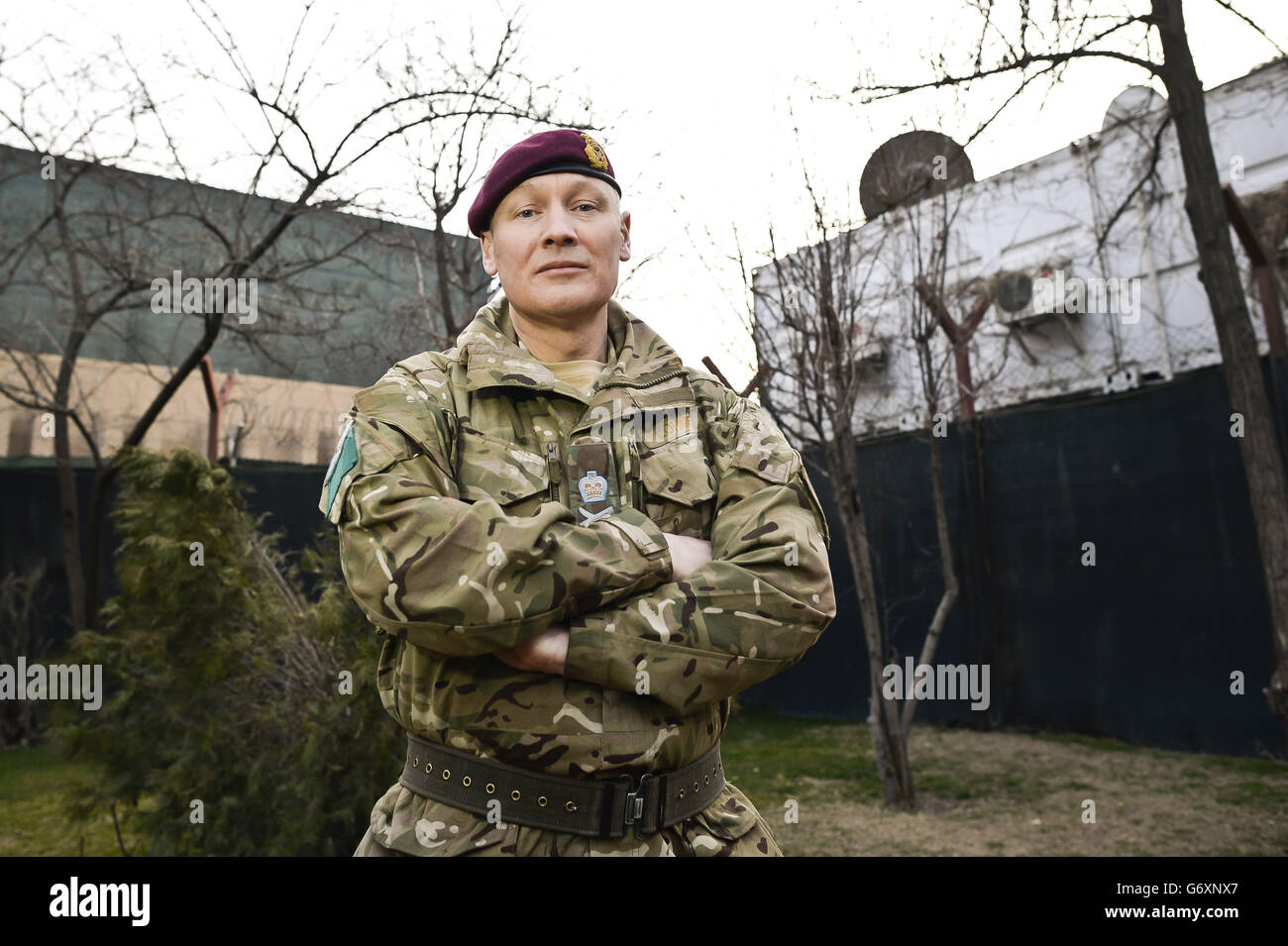 Zuvor unveröffentlichtes Foto vom 13/03/14 von Generalleutnant John Lorimer, stellvertretender Kommandeur von ISAF, dem ranghöchsten Briten in Afghanistan. Stockfoto