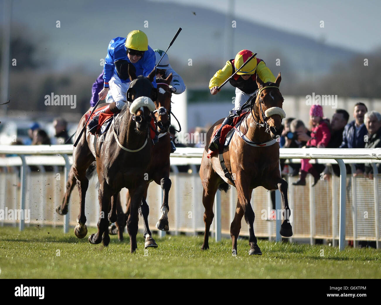 Pferderennen Sie - irische Lincolnshire/Lodge Park Stud Park Express Stakes Day - Curragh Rennbahn Stockfoto