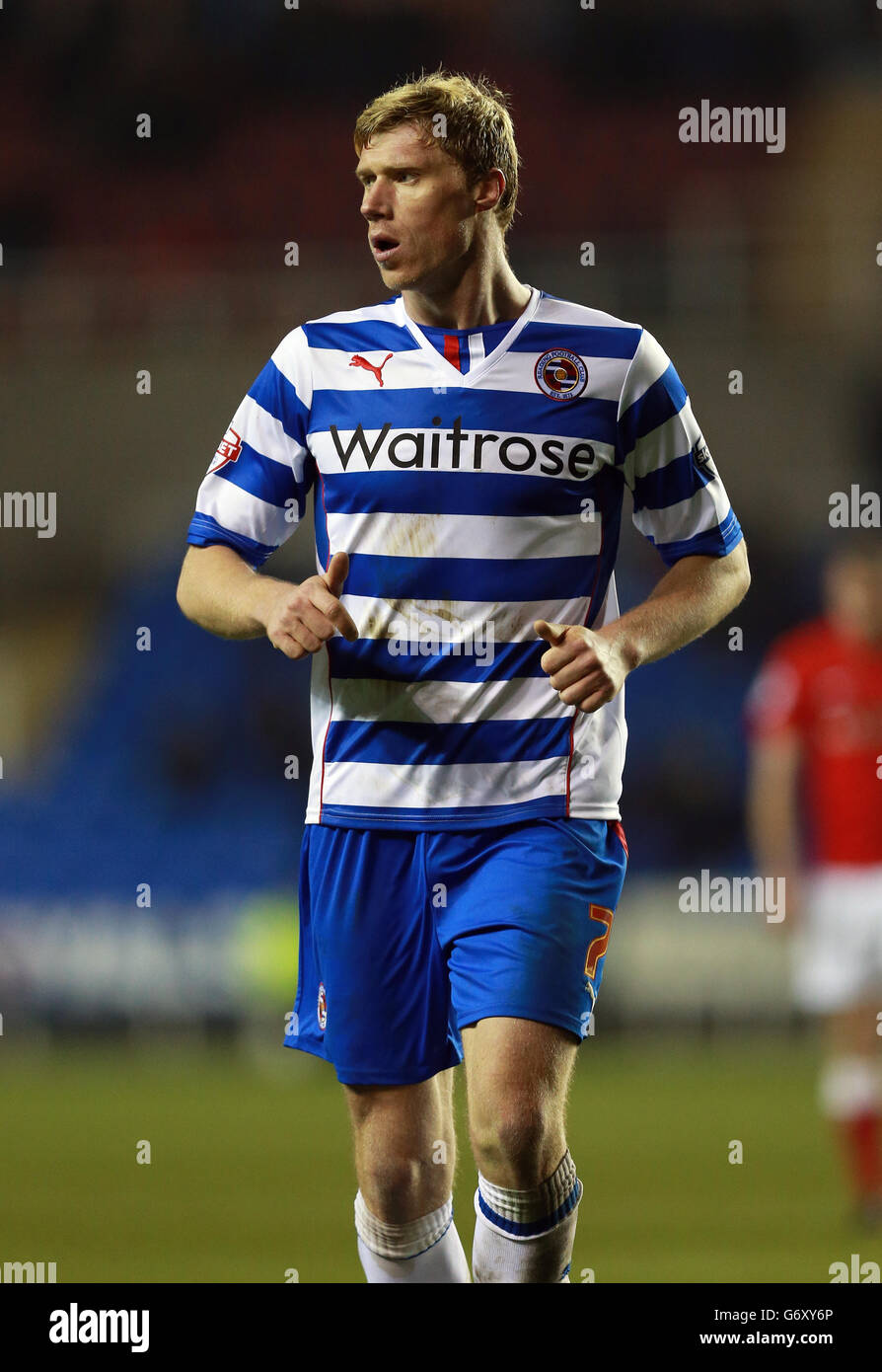 Reading's Pavel Pogrebnyak während des Sky Bet Championship-Spiels im Madejski-Stadion, Reading. Stockfoto