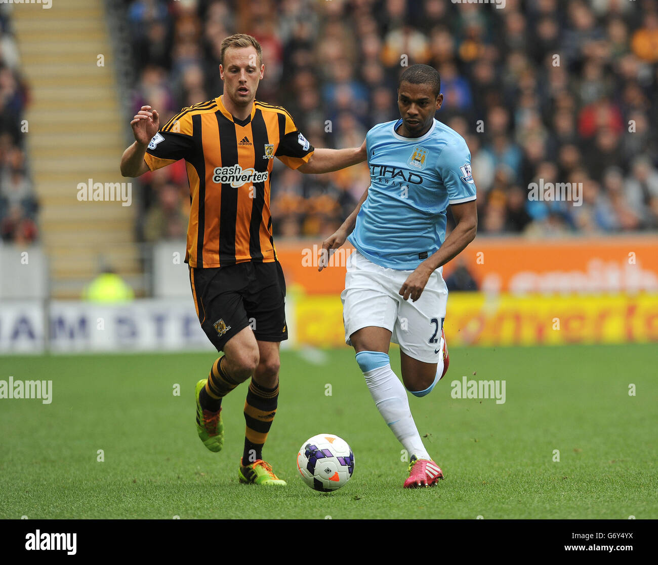 Fußball - Barclays Premier League - Hull City V Manchester City - KC Stadium Stockfoto