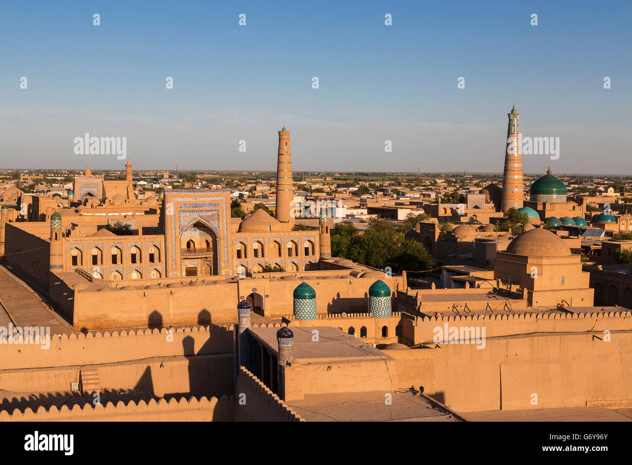 Antike Stadt Chiwa in Usbekistan Stockfoto