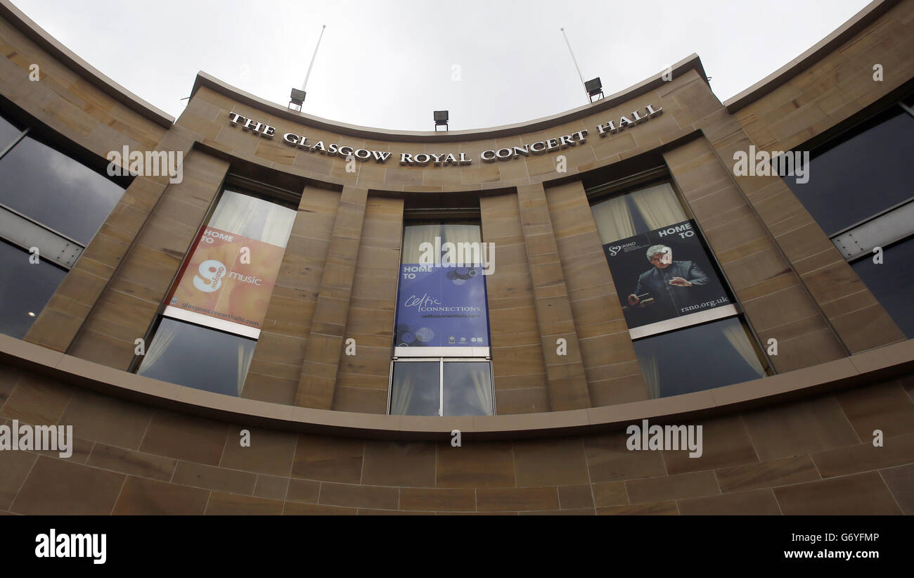 Glasgow 2014 Commonwealth Games Lager Stockfoto