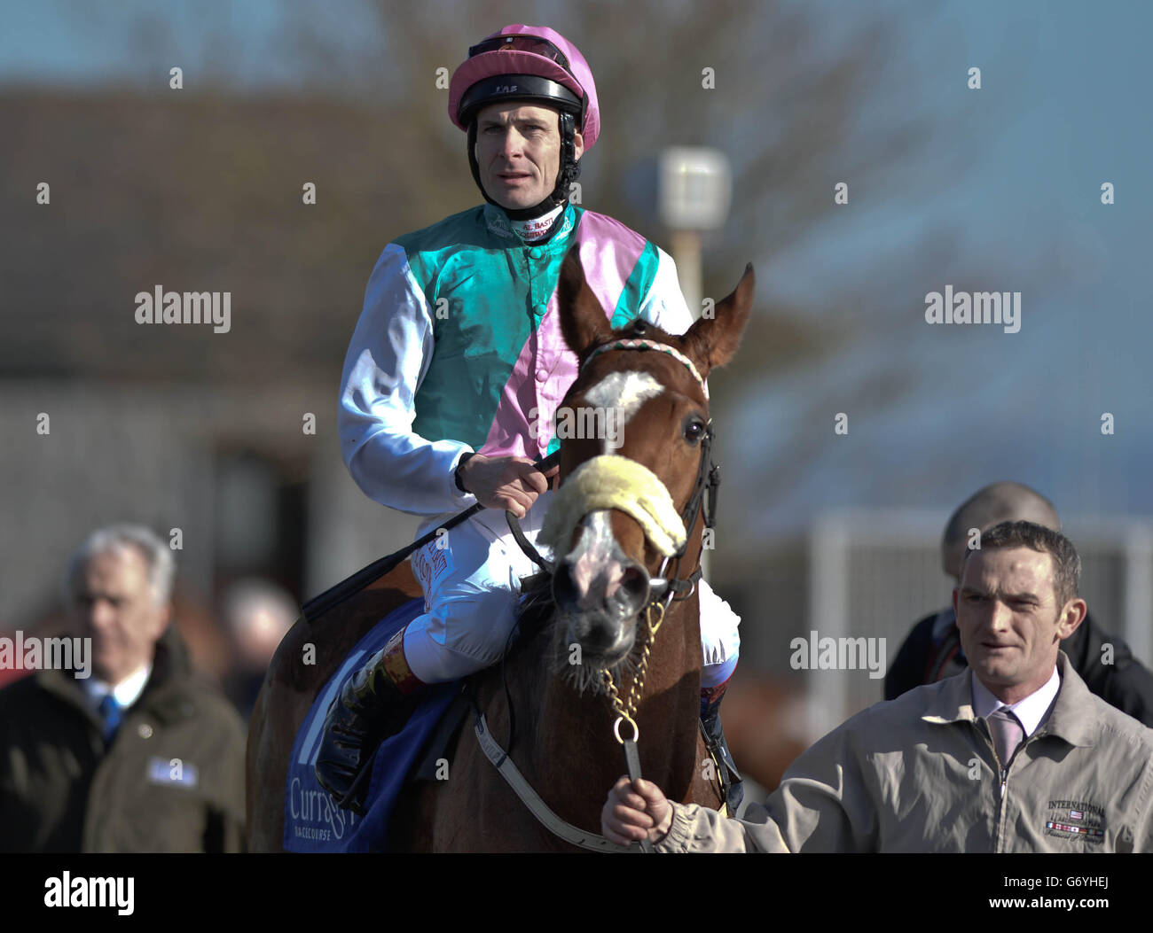 Pferderennen Sie - irische Lincolnshire/Lodge Park Stud Park Express Stakes Day - Curragh Rennbahn Stockfoto