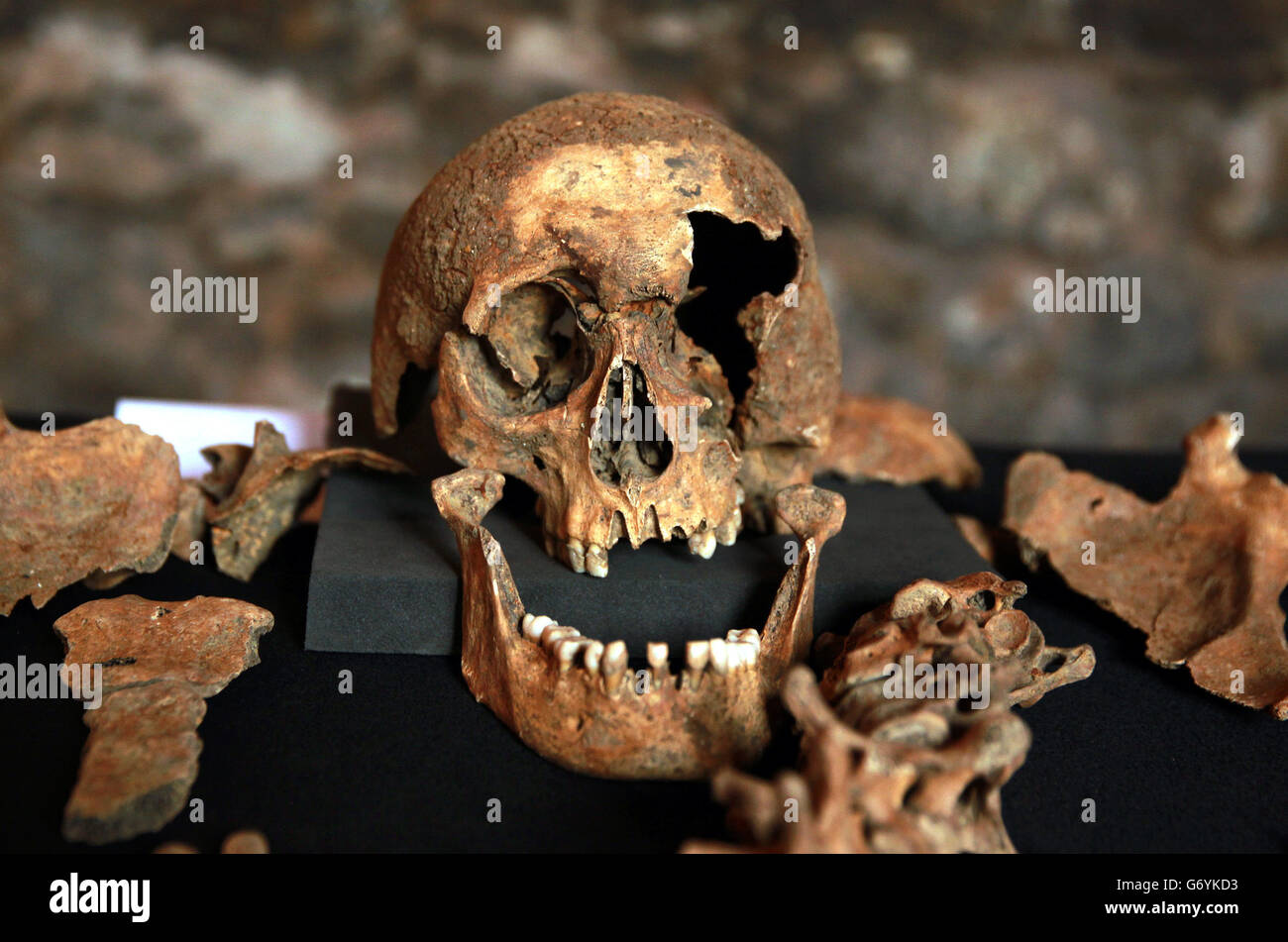 Crossrail Pest Gräberfeld Stockfoto