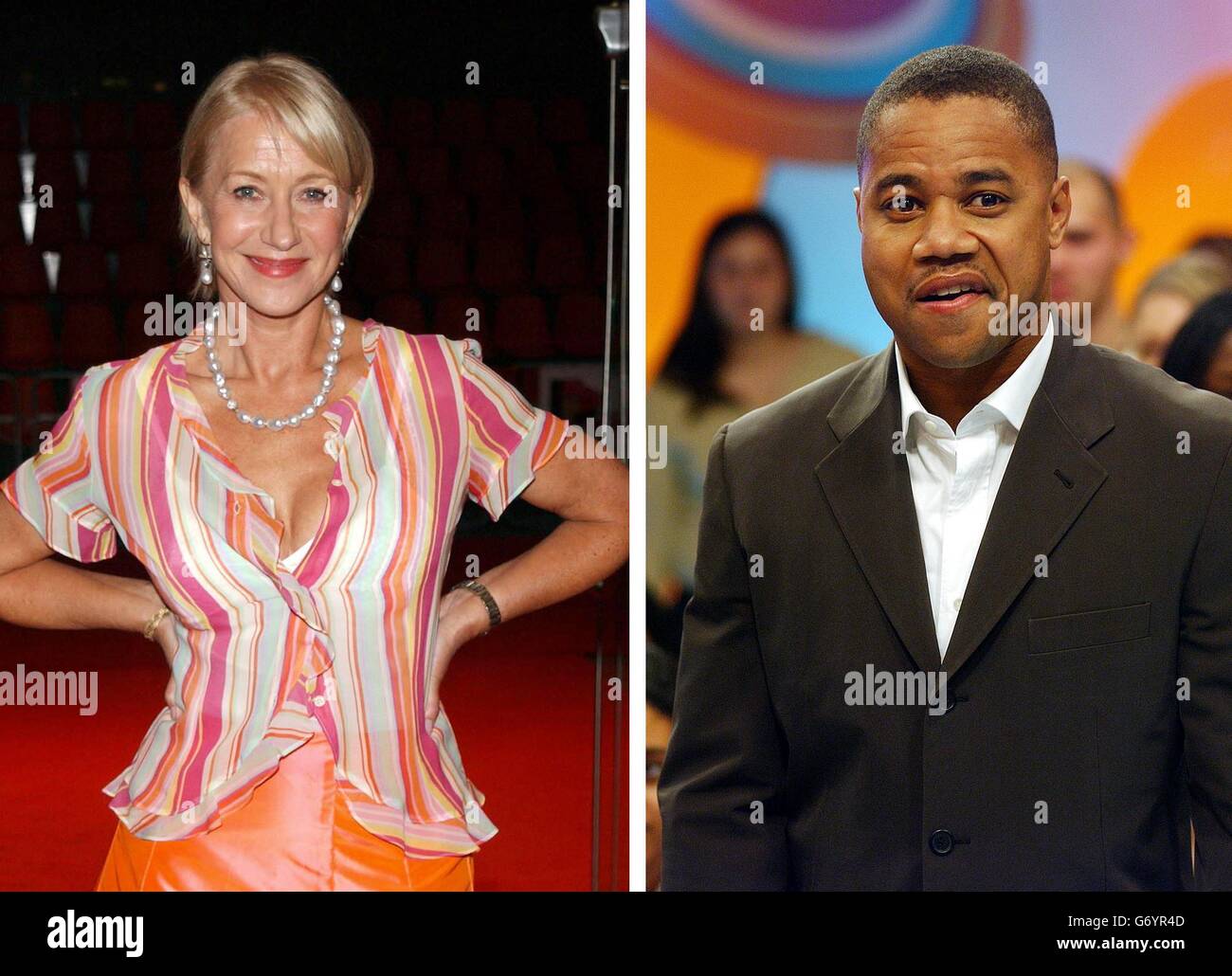 Helen Mirren Und Cuba Gooding Jr Stockfotografie Alamy