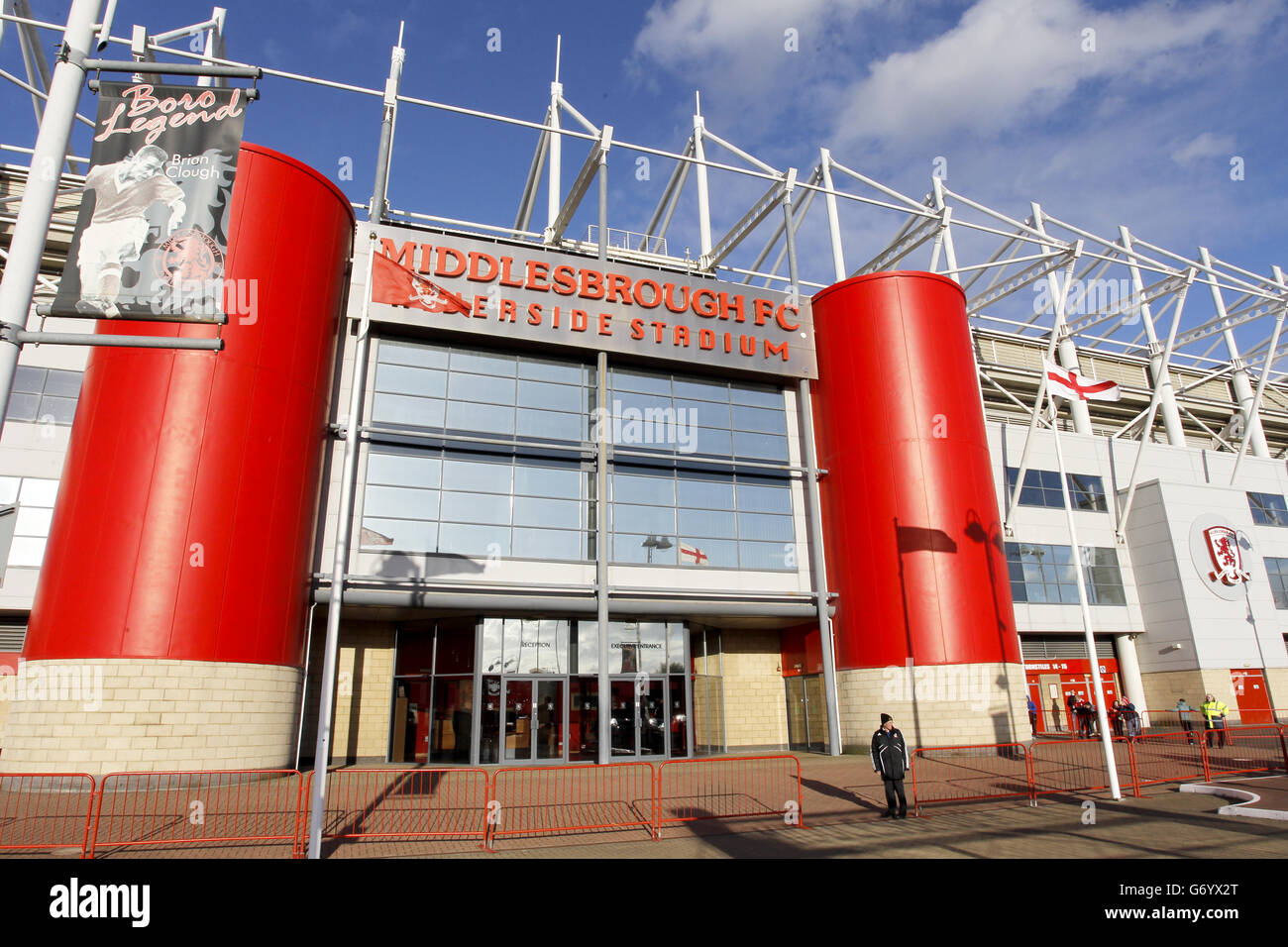 Fußball - Sky Bet Championship - Middlesbrough / Birmingham City - Riverside. Ein allgemeiner Blick auf das Riverside Stadium, Heimstadion von Middlesbrough Stockfoto