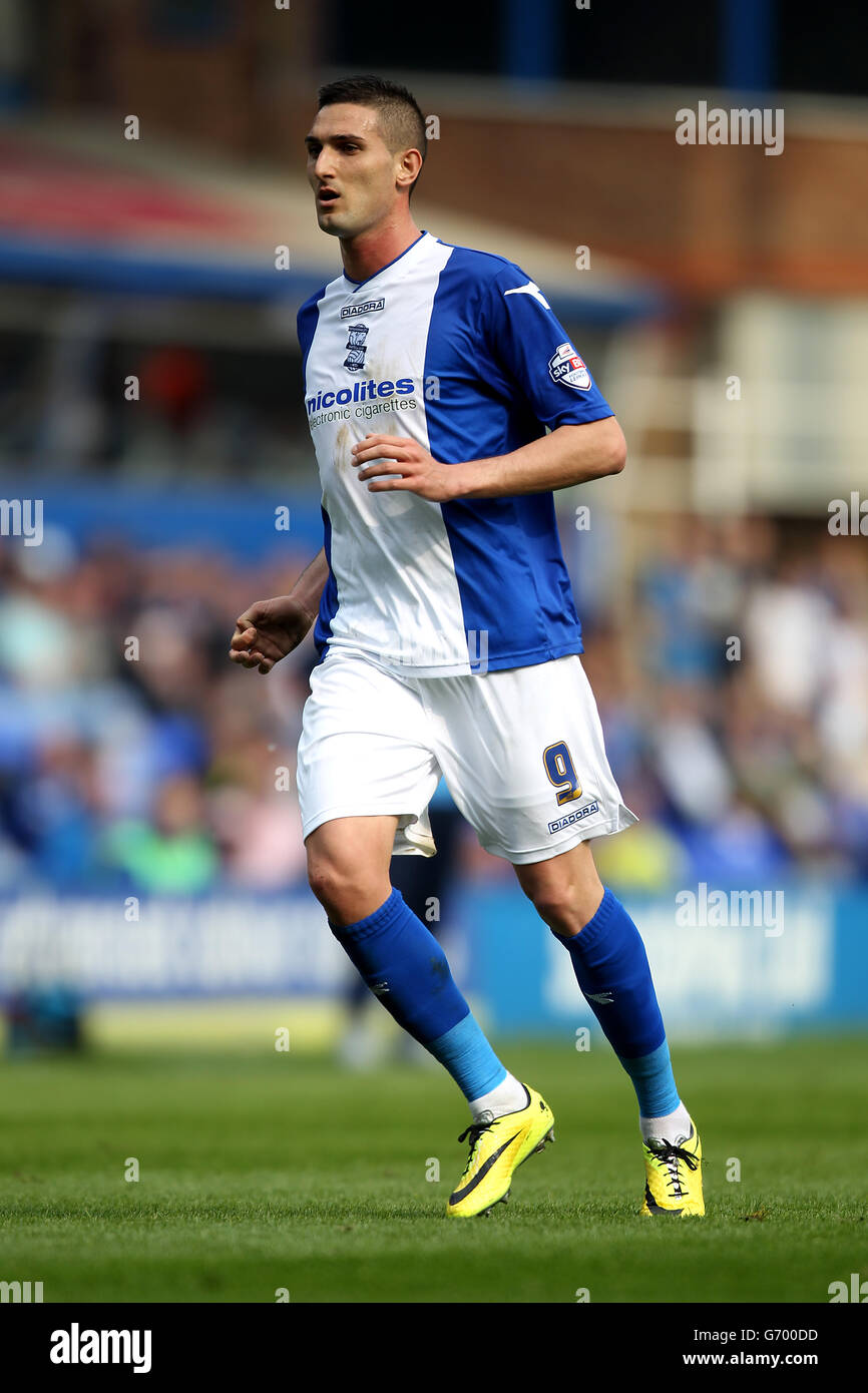 Fußball - Sky Bet Championship - Birmingham City / Blackburn Rovers - St. Andrew's. Federico Macheda, Birmingham City Stockfoto