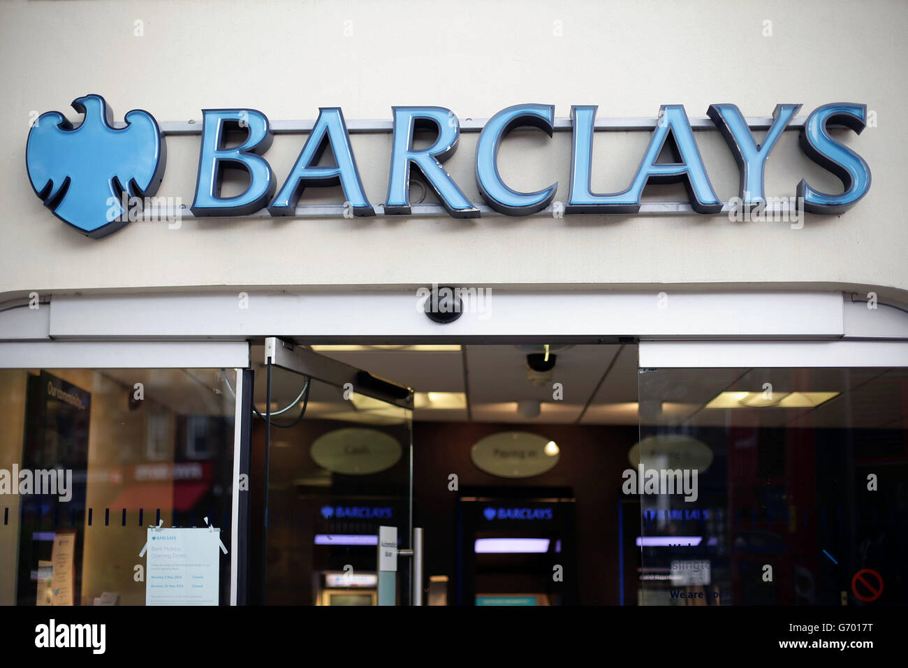 Barclays Bank Aktie Stockfoto