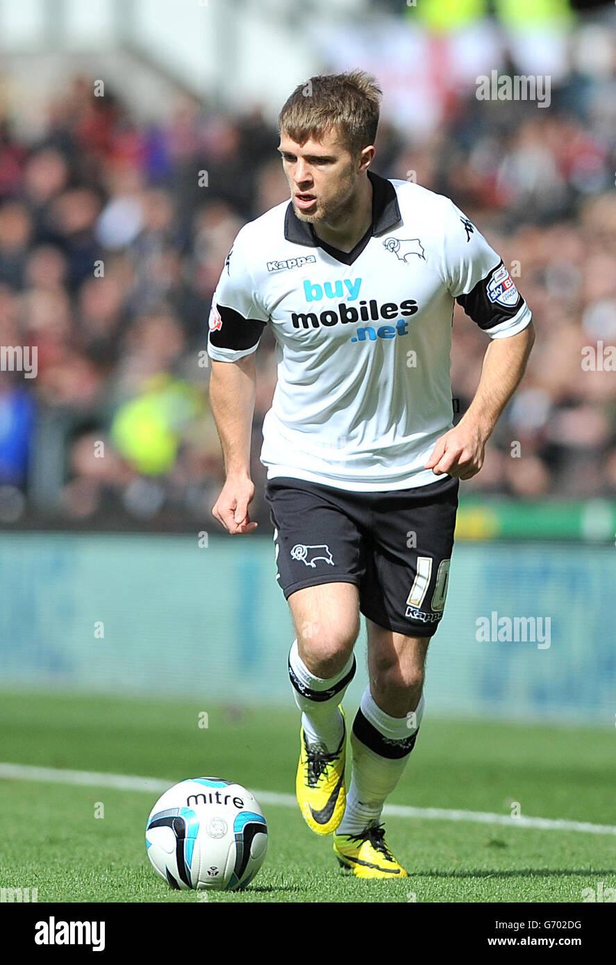 Fußball - Sky Bet Championship - Derby County / Nottingham Forest - iPro Stadium. Jamie ward von Derby County Stockfoto