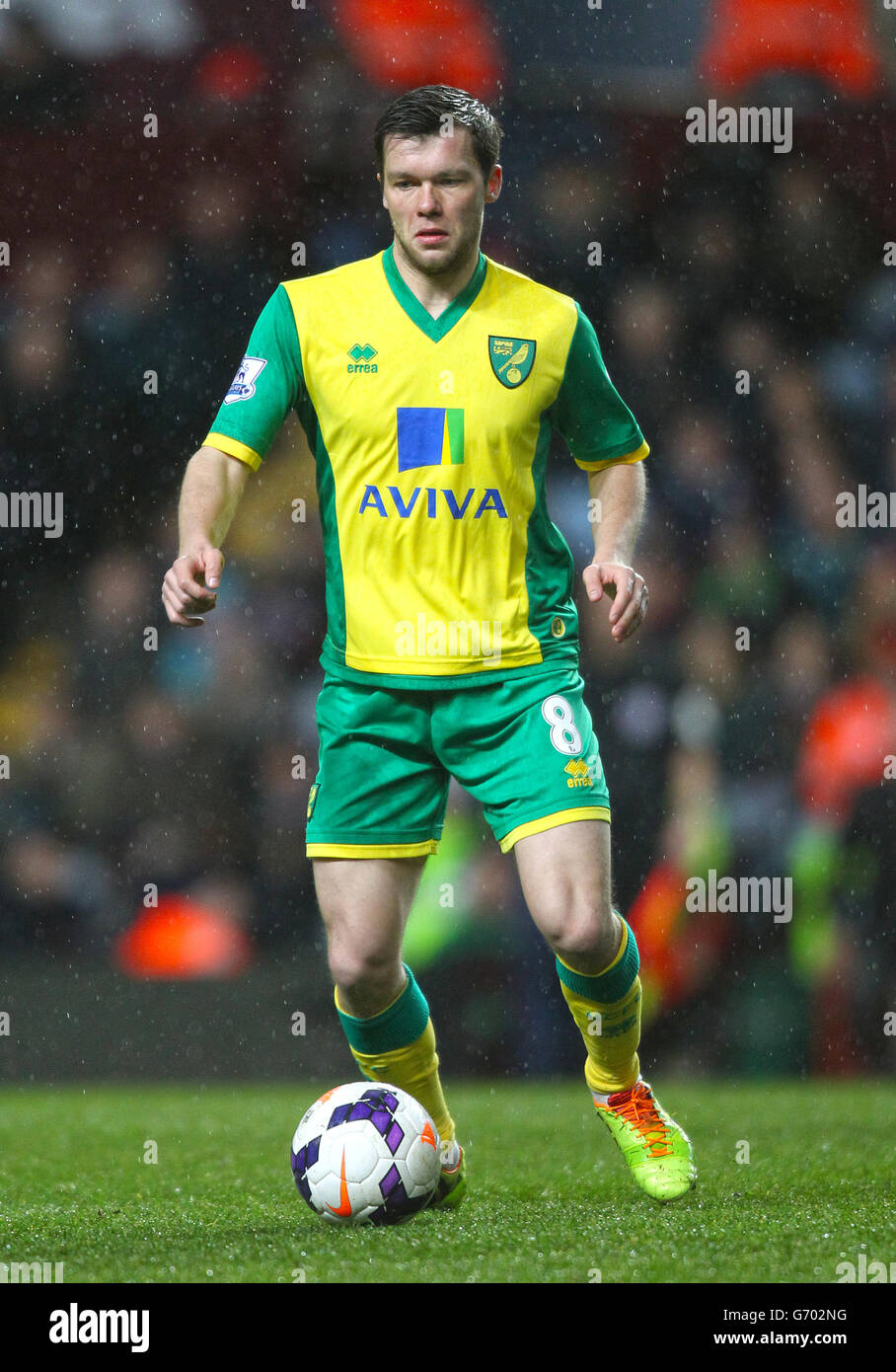 Fußball - Barclays Premier League - Aston Villa gegen Norwich City - Villa Park. Jonathan Howson, Norwich City Stockfoto