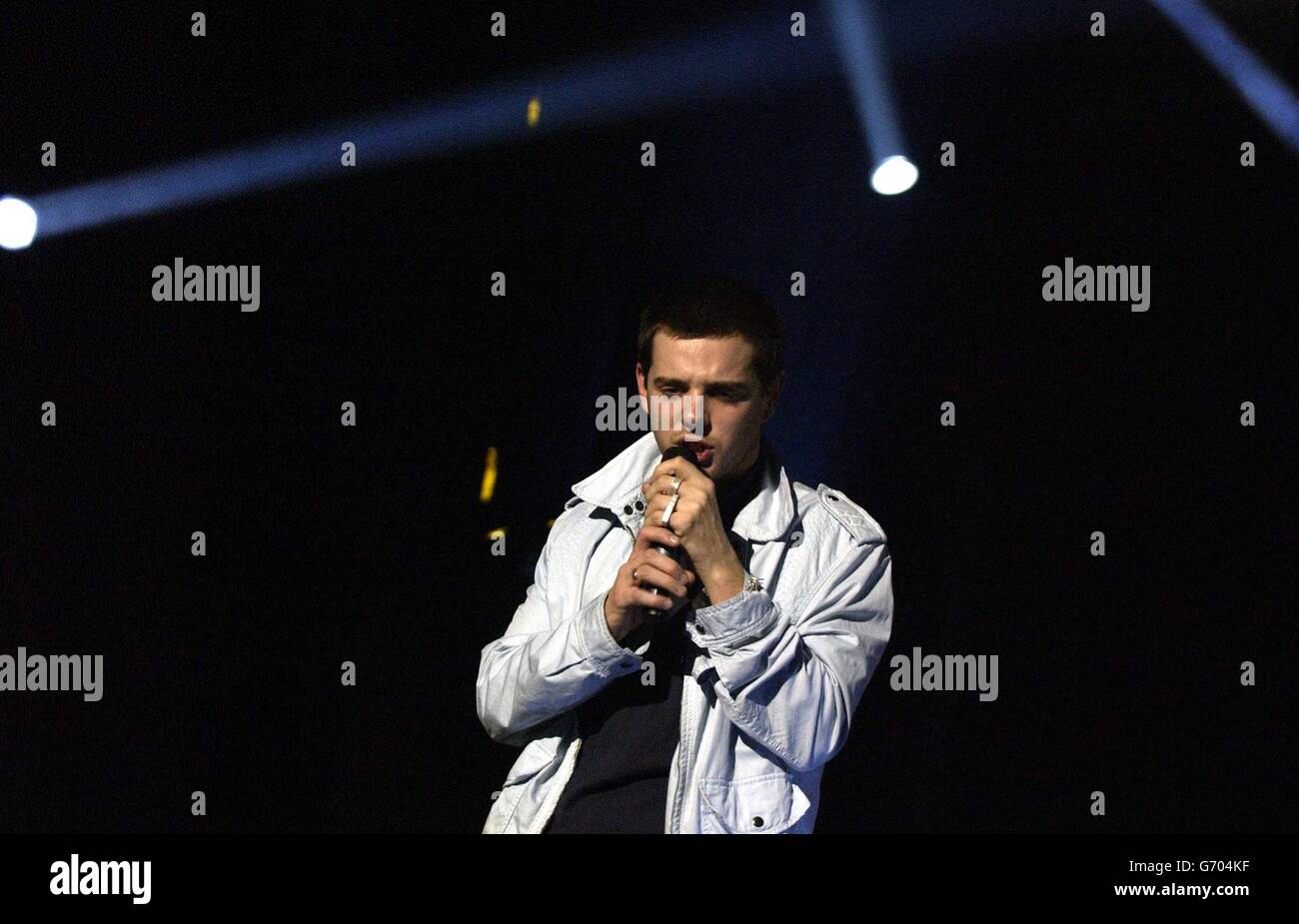 . Mike Skinner of the Streets tritt auf der Bühne während des Prince's Trust Urban Music Festivals im Earl's Court in West London auf. Stockfoto