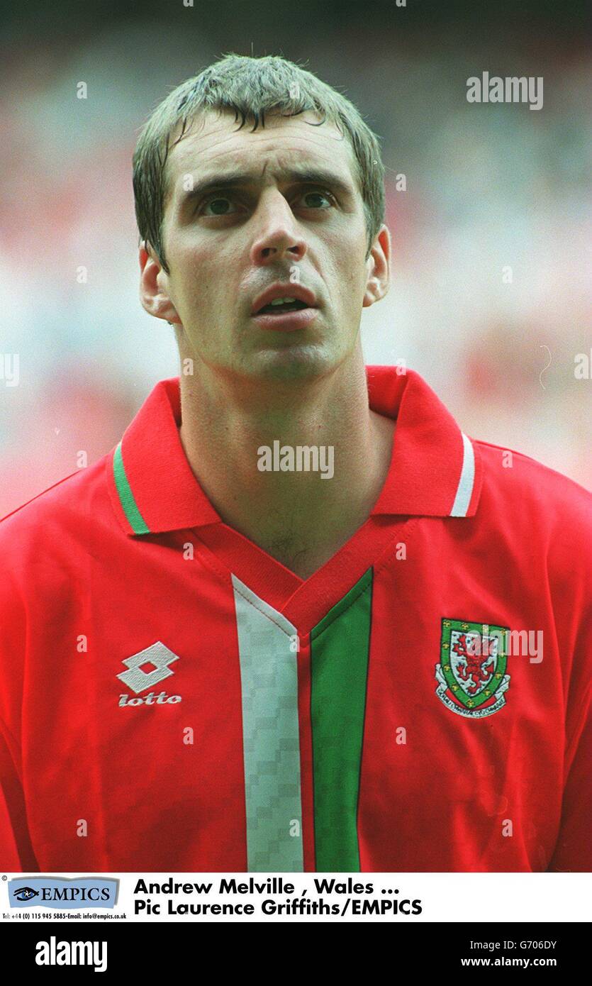 Internationaler Fußball - WM-Qualifikationsspiel - Wales V San Marino. Andrew Melville, Wales Stockfoto