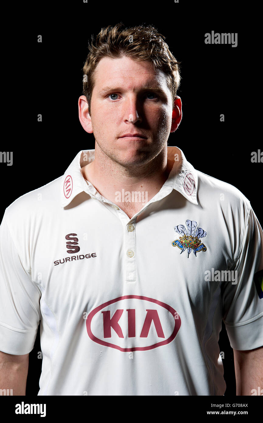 Cricket - Surrey County Cricket Club Squad Photocall 2014 - Kia Oval. Gary Wilson, Surrey Stockfoto