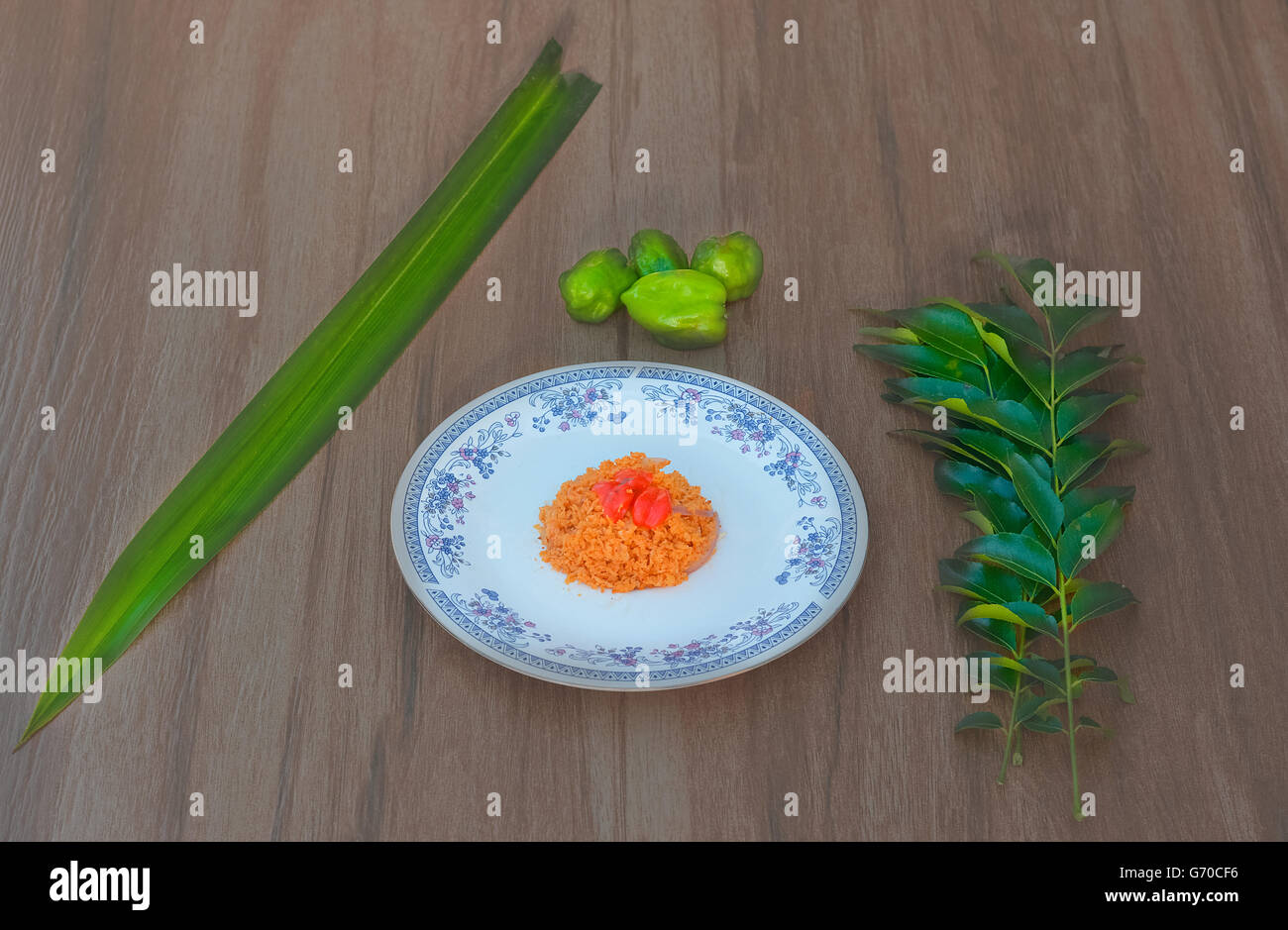 Frische hausgemachte Sri Lankan Zwiebel & Kokosnuss Sambol (Pol Sambol) Stockfoto