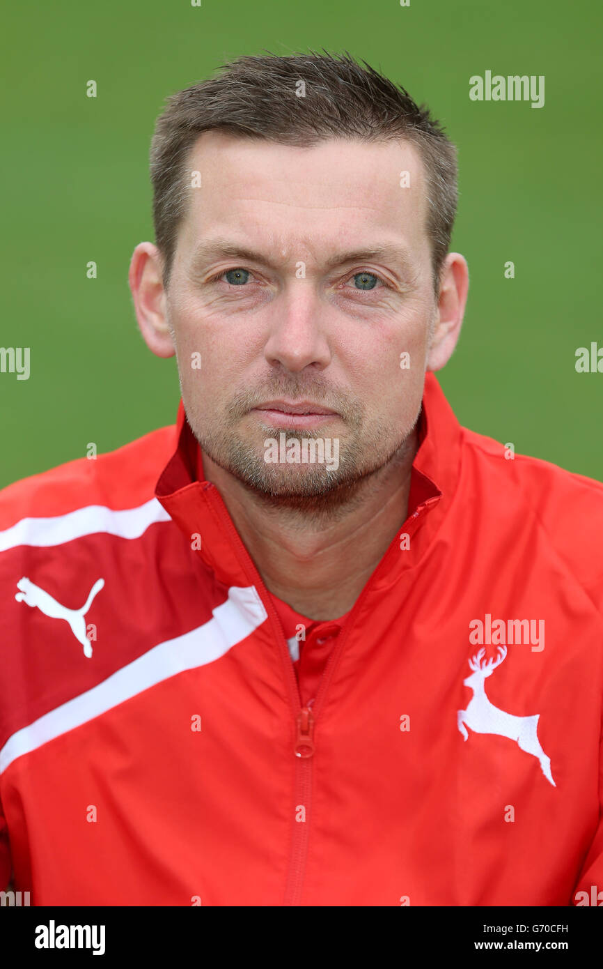 Trent Bridge Cricket - 2014 Nottinghamshire CCC Medientag- Stockfoto