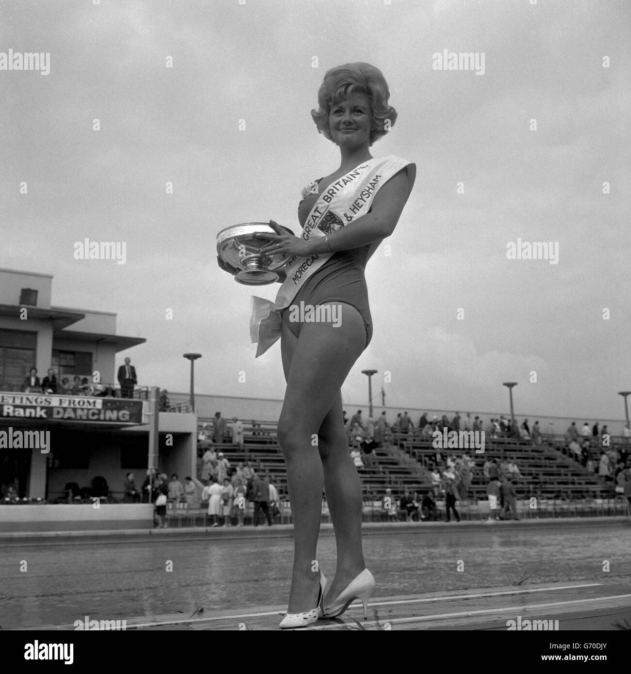 Mode - Miss-Großbritannien 1963 - Gillian Taylor - Morecambe Stockfoto