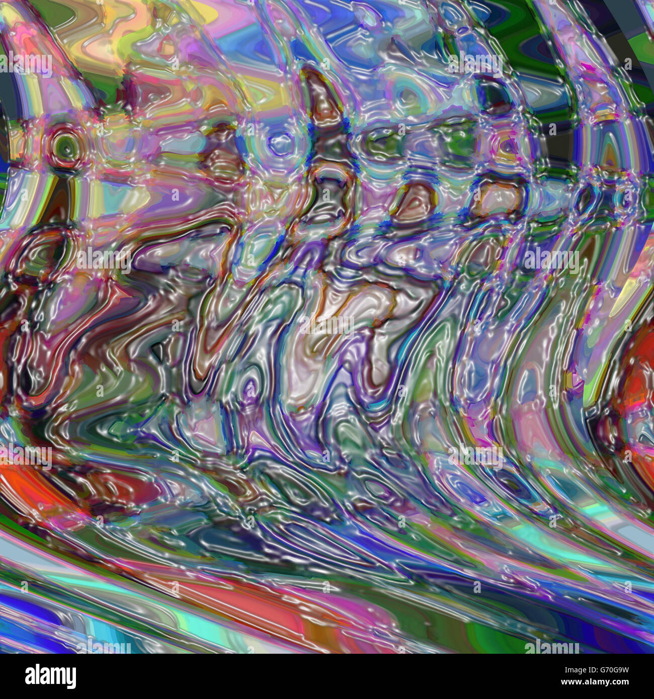 Abstrakte Färbung Hintergrund des Farbverlaufs Pastelle mit visuellen Waveshear und Plastikfolie Effekte, gut für Ihr design Stockfoto