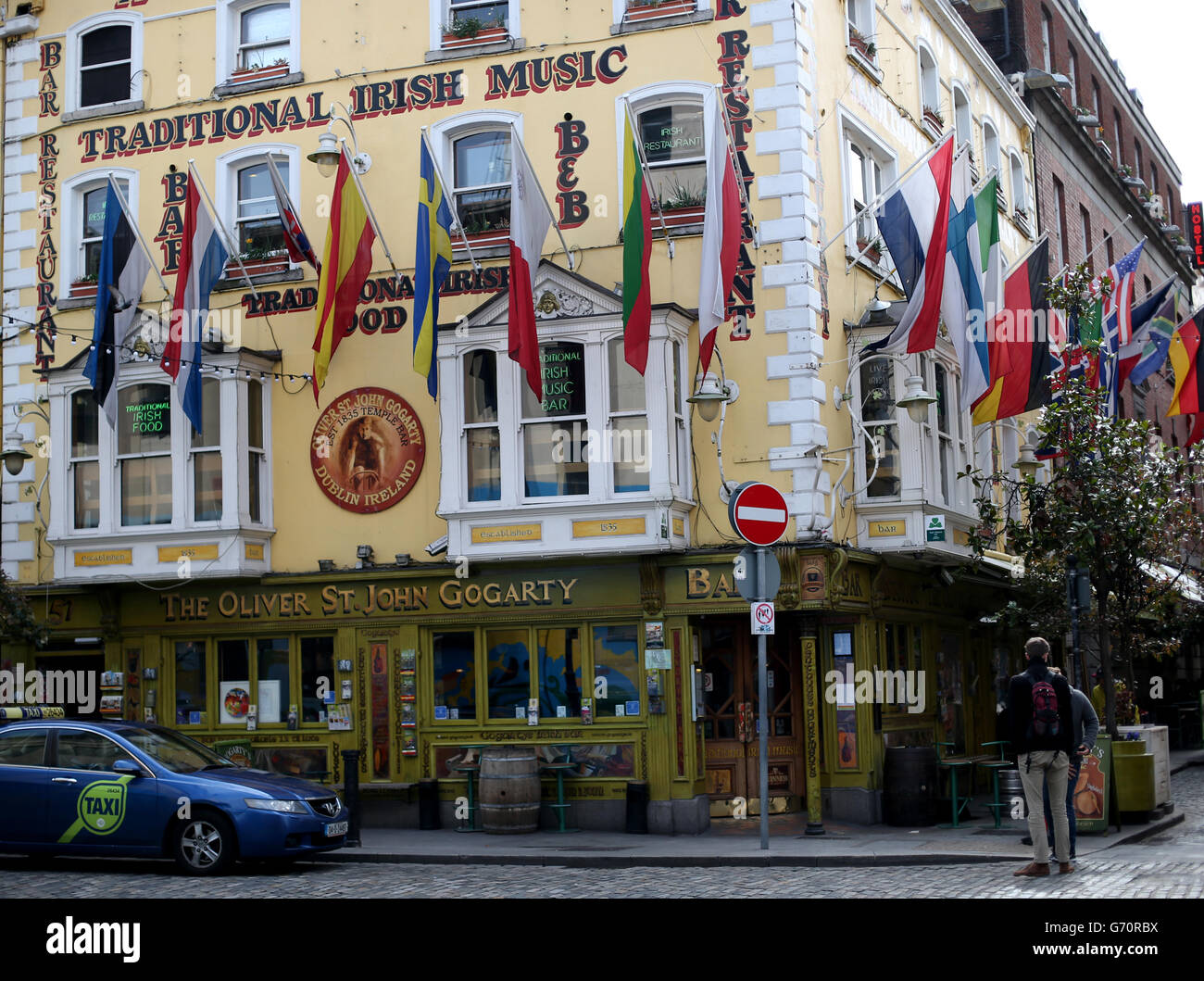 Dublin Stadt Lager Stockfoto