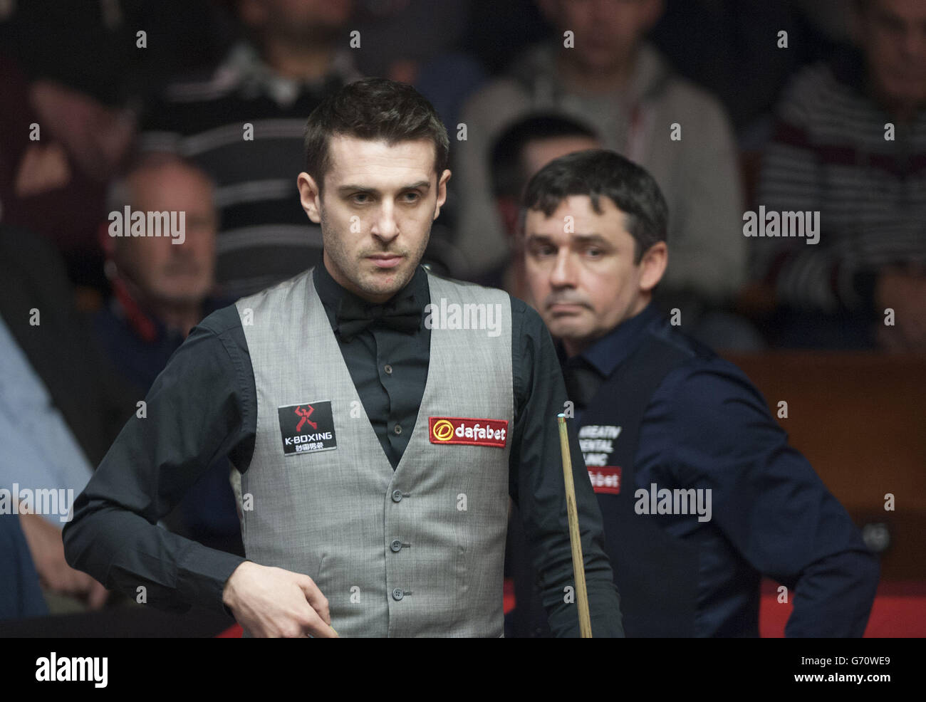 Snooker - Dafabet Snooker-WM - Tag elf - Tiegel Stockfoto