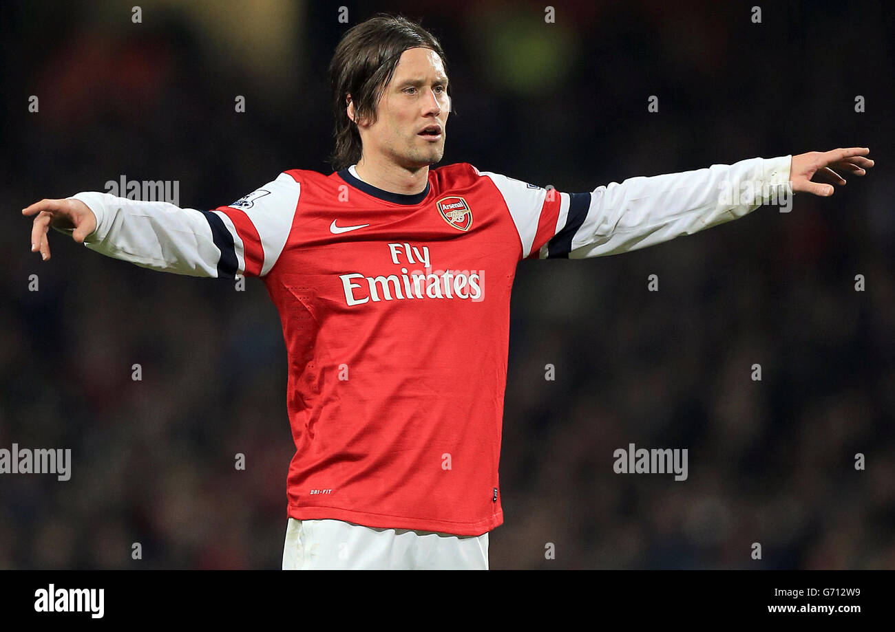 Fußball - Barclays Premier League - Arsenal V Swansea City - Emirates Stadium Stockfoto